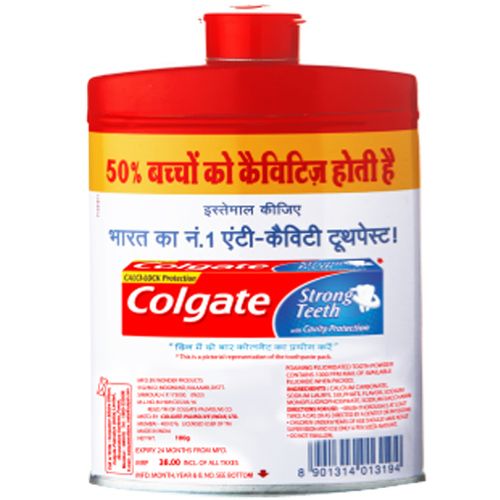 Colgate Toothpowder - With Calcium & Minerals, Anti-Cavity, 100 g