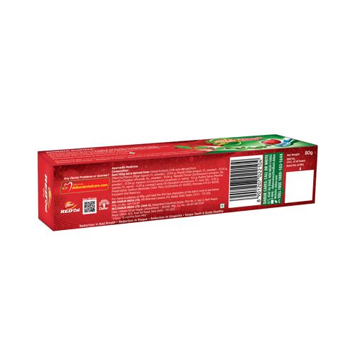 Dabur Red Toothpaste - Ayurvedic Gel, 80 g