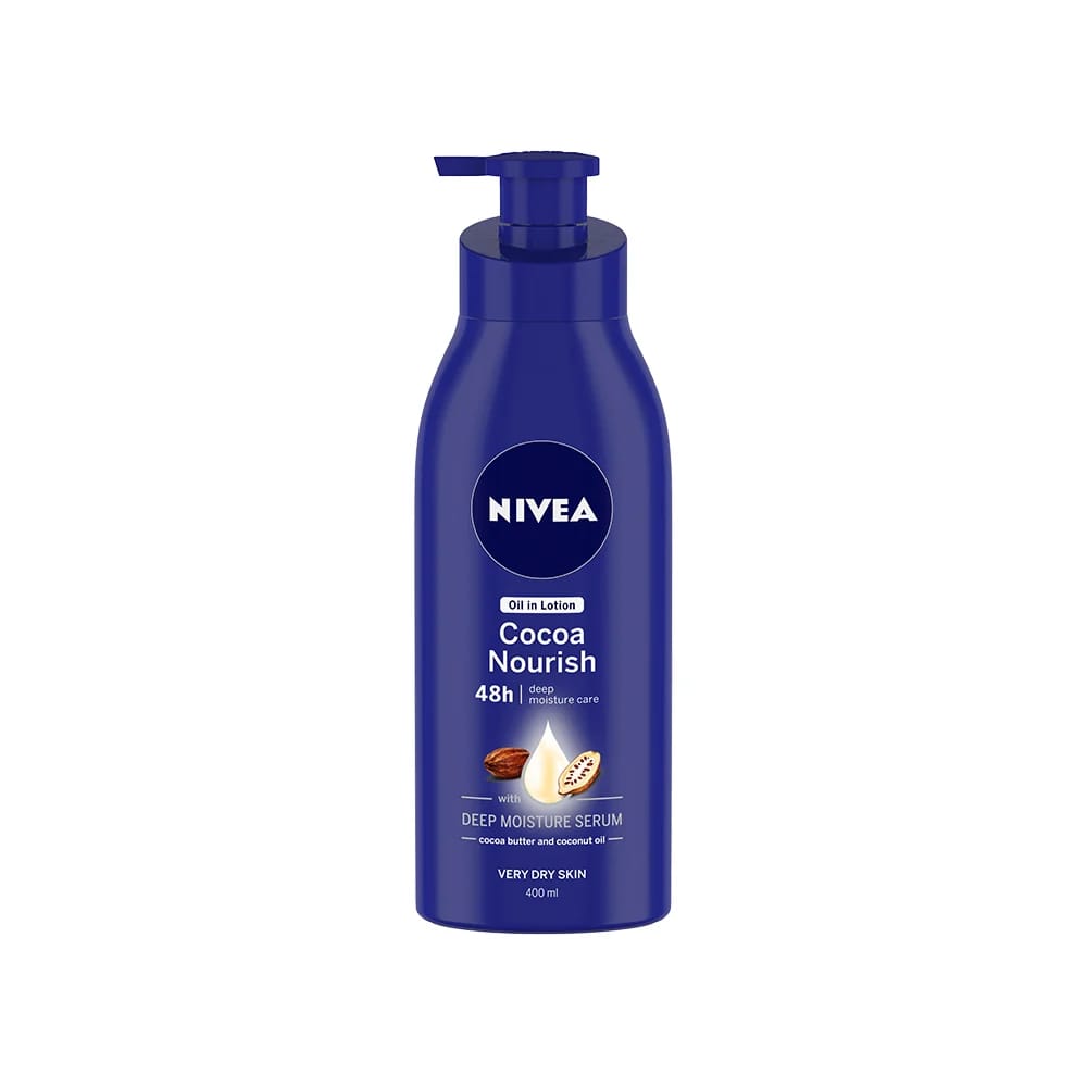 Nivea Body Lotion - Oil in Lotion Cocoa Nourish, For Very Dry Skin, 400 ml