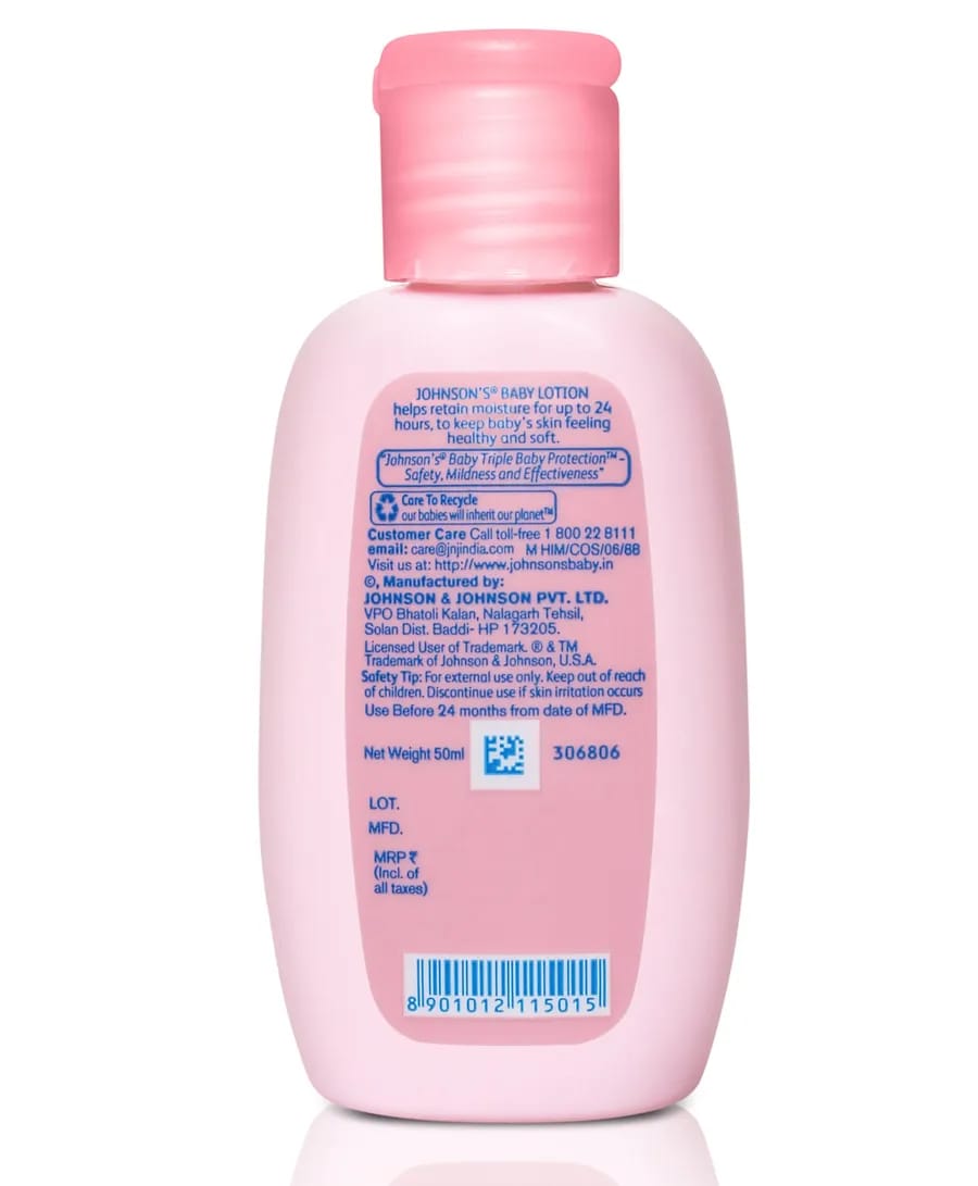 Johnson's Baby Lotion, - 50 ml