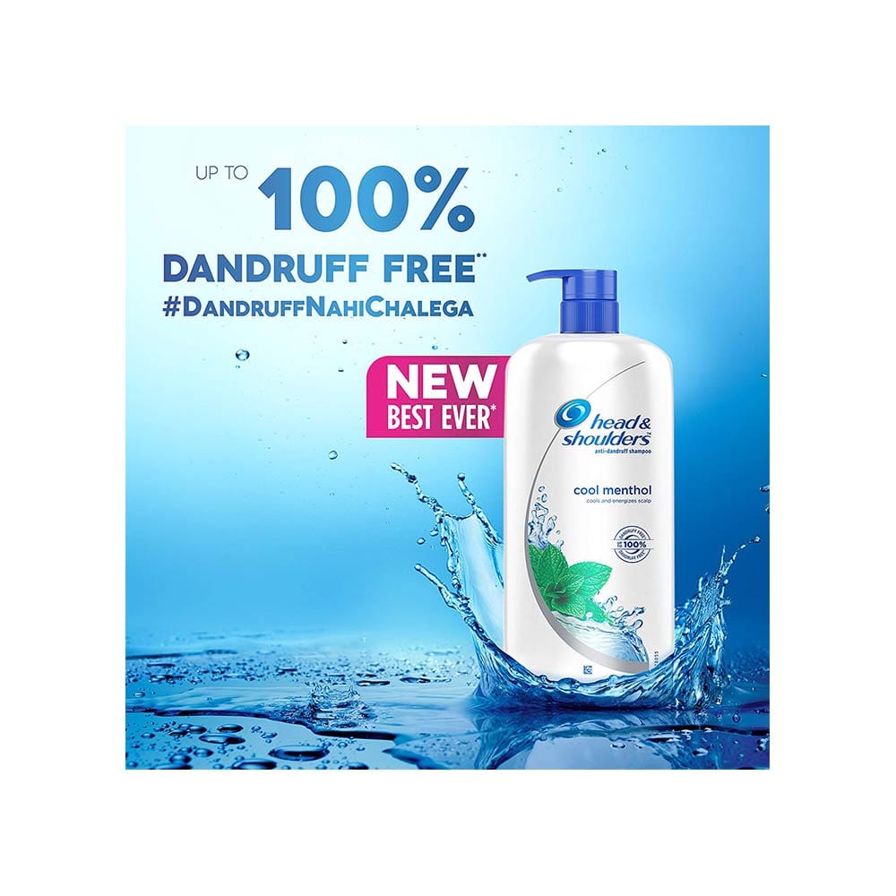 Head & Shoulder Anti-Dandruff Shampoo - Cool Menthol, 1 L