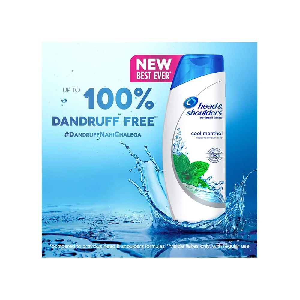 Head & Shoulder Anti-Dandruff Shampoo - Cool Menthol, 180 ml