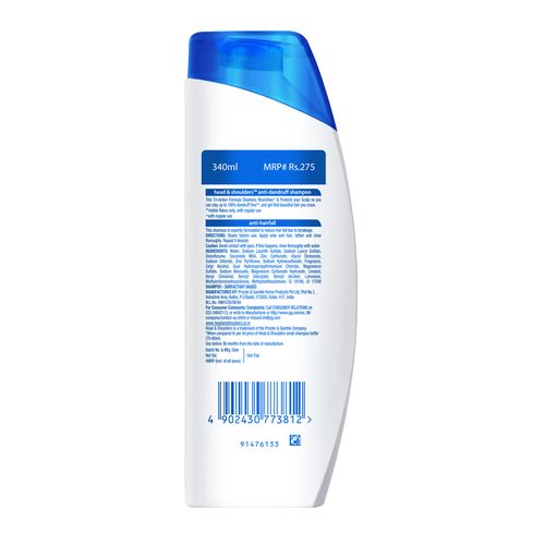 Head & Shoulder Anti-Dandruff Shampoo - Anti Hairfall, 340 ml