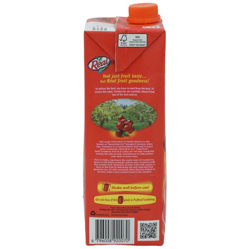 Real Fruit Power Juice - Cranberry, 2x1 L Multipack