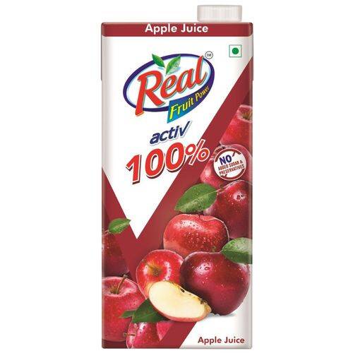 Real Activ Juice - Apple, with No Added Sugar, 1 L