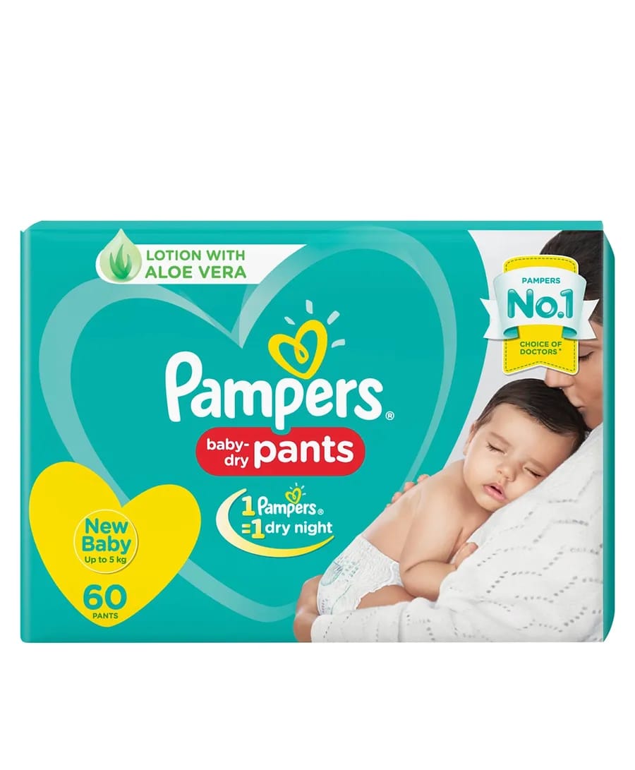Pampers Pant Style Diapers Extra Small - 60 Pcs