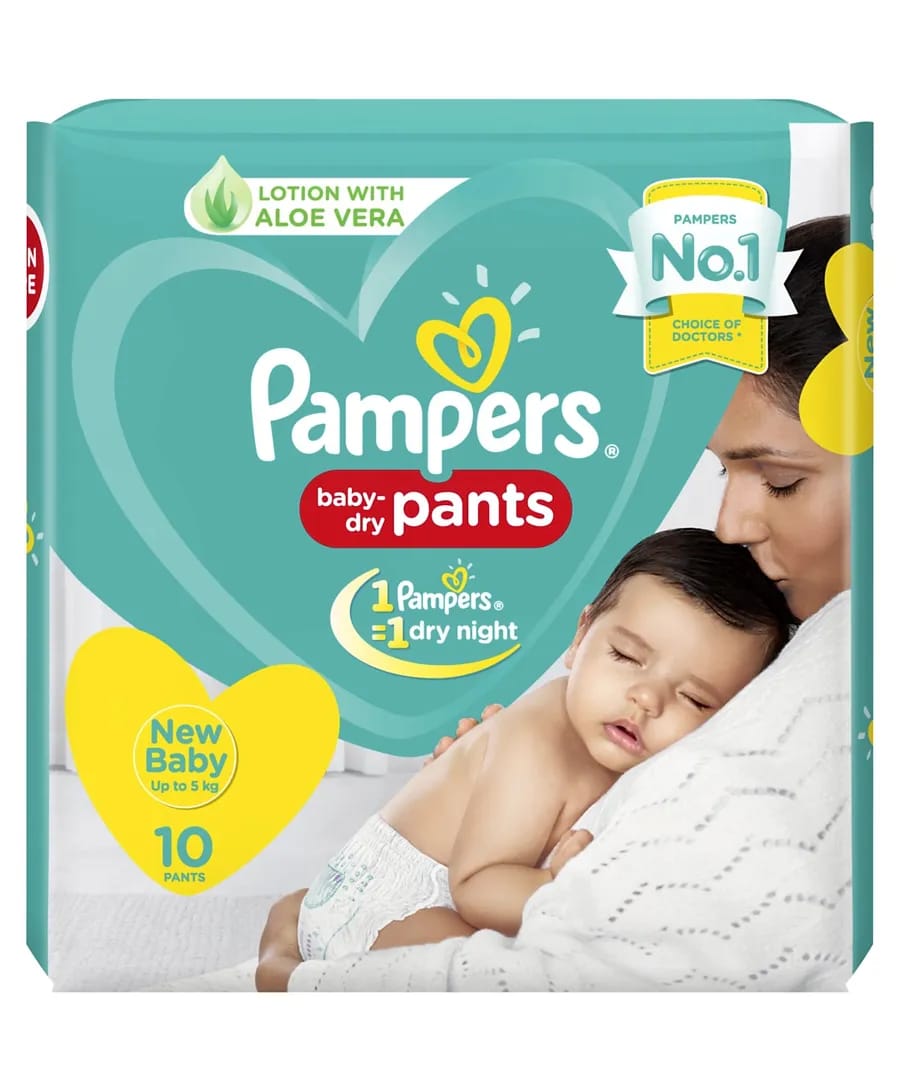Pampers Pant Style Diapers Extra Small - 10 Pcs