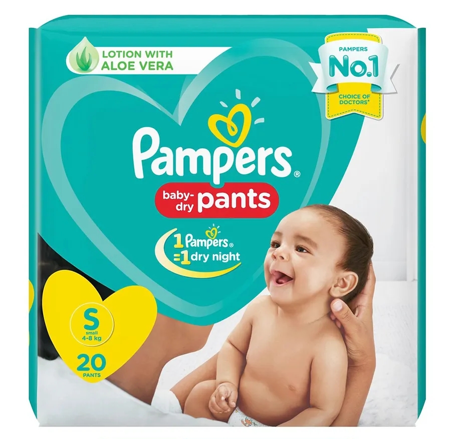 Pampers Pant Style Diapers Small - 20 Pcs