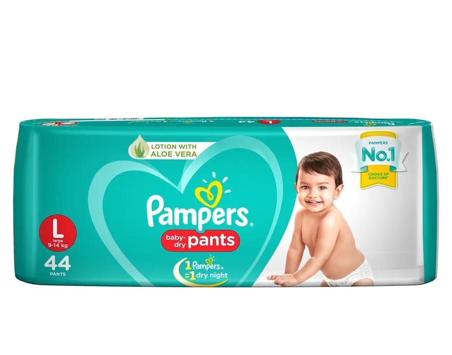Pampers Pant Style Diapers Large Size - 44 Pcs
