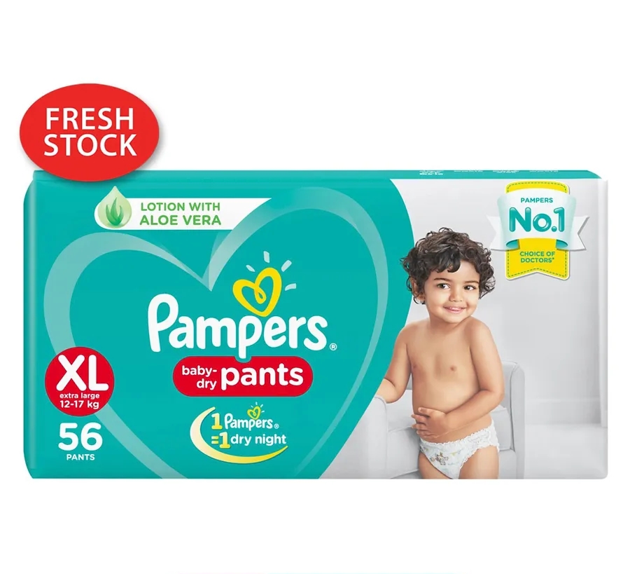 Pampers Pant Style Diapers XL Size - 56 Pcs