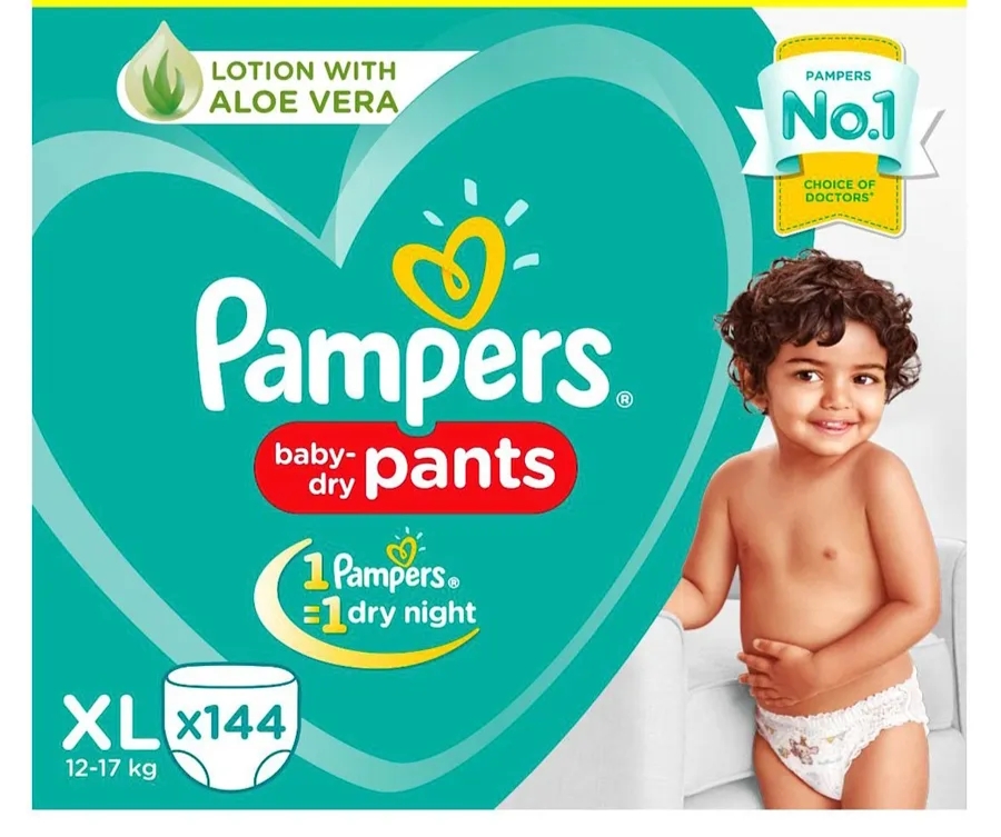 Pampers Pant Style Diapers XL Size - 144 Pcs