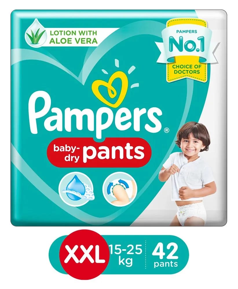 Pampers Pant Style Diapers XXL Size - 42 Pcs