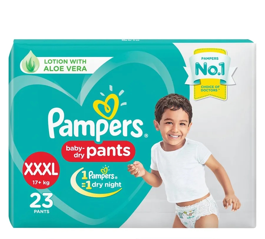 Pampers Pant Style Diapers XXL Size - 23 Pcs 