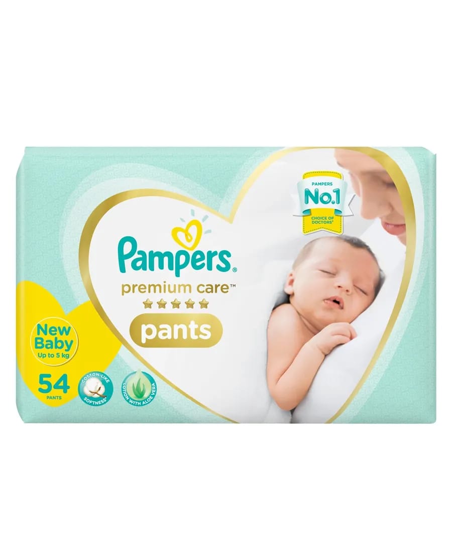 Pampers Premium Care Pant Style Diapers Extra Small - 54 Pcs