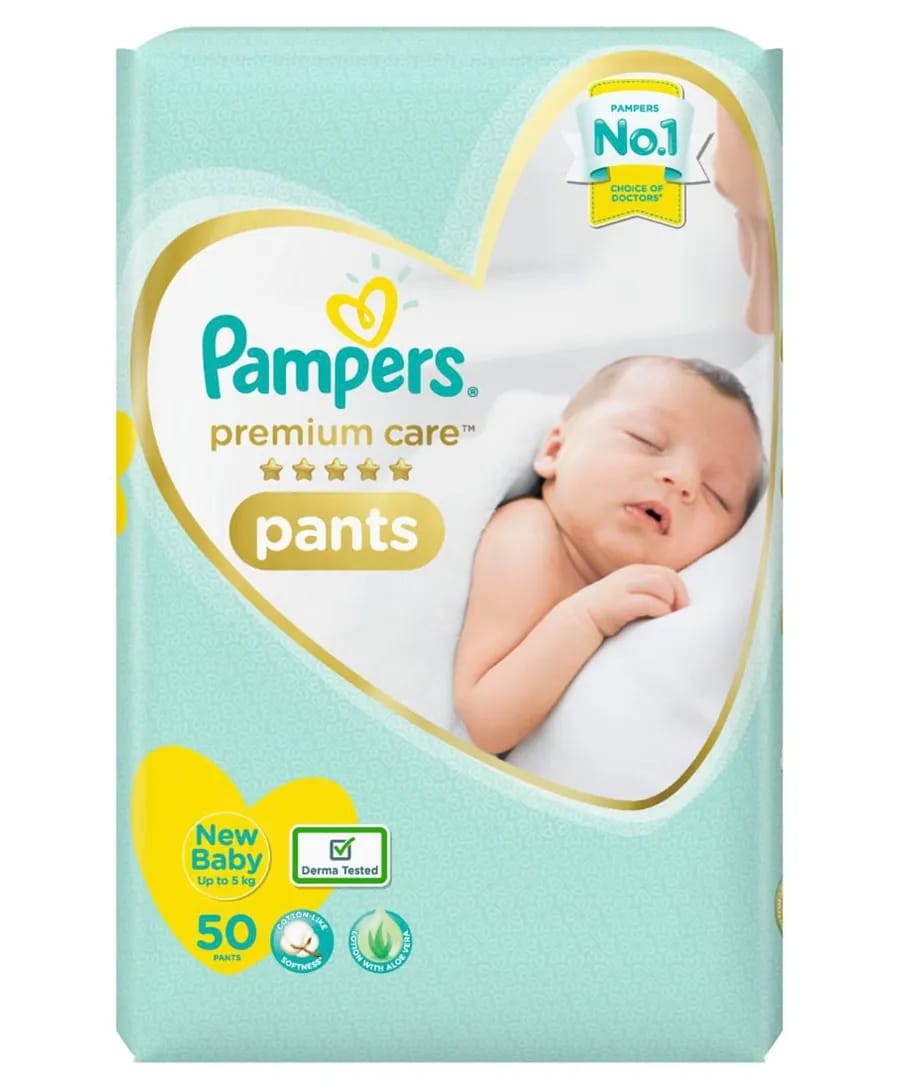 Pampers Premium Care Pant Style Diapers Extra Small - 50 Pcs 