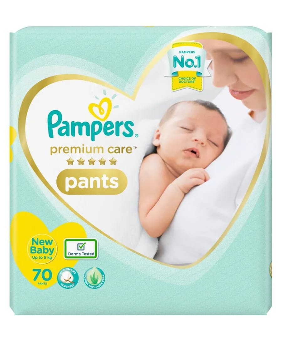 Pampers Premium Care Pant Style Diapers Extra Small - 70 Pcs