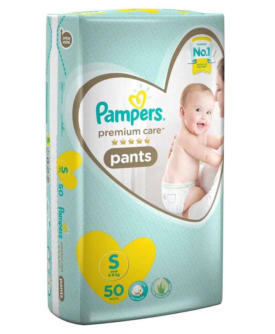 Pampers Premium Care Pant Style Diapers Small - 50 Pcs