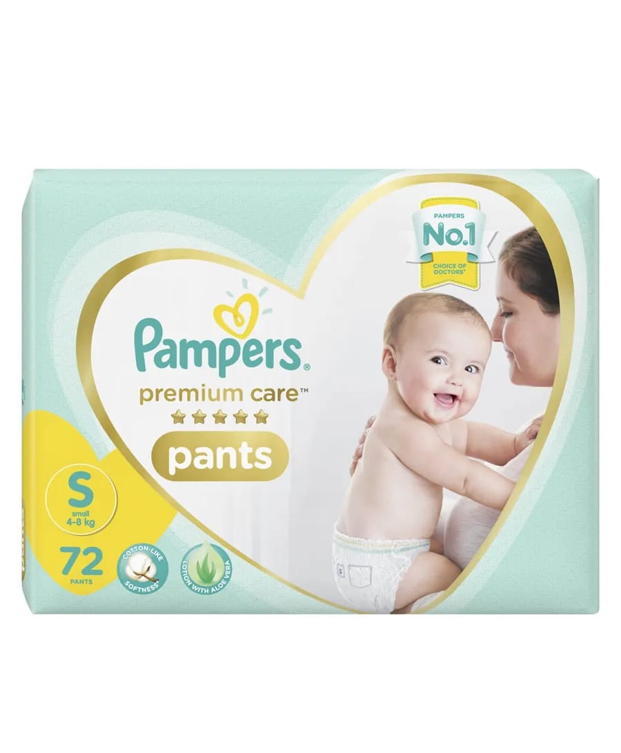 Pampers Premium Care Pant Style Diapers Small - 72 Pcs