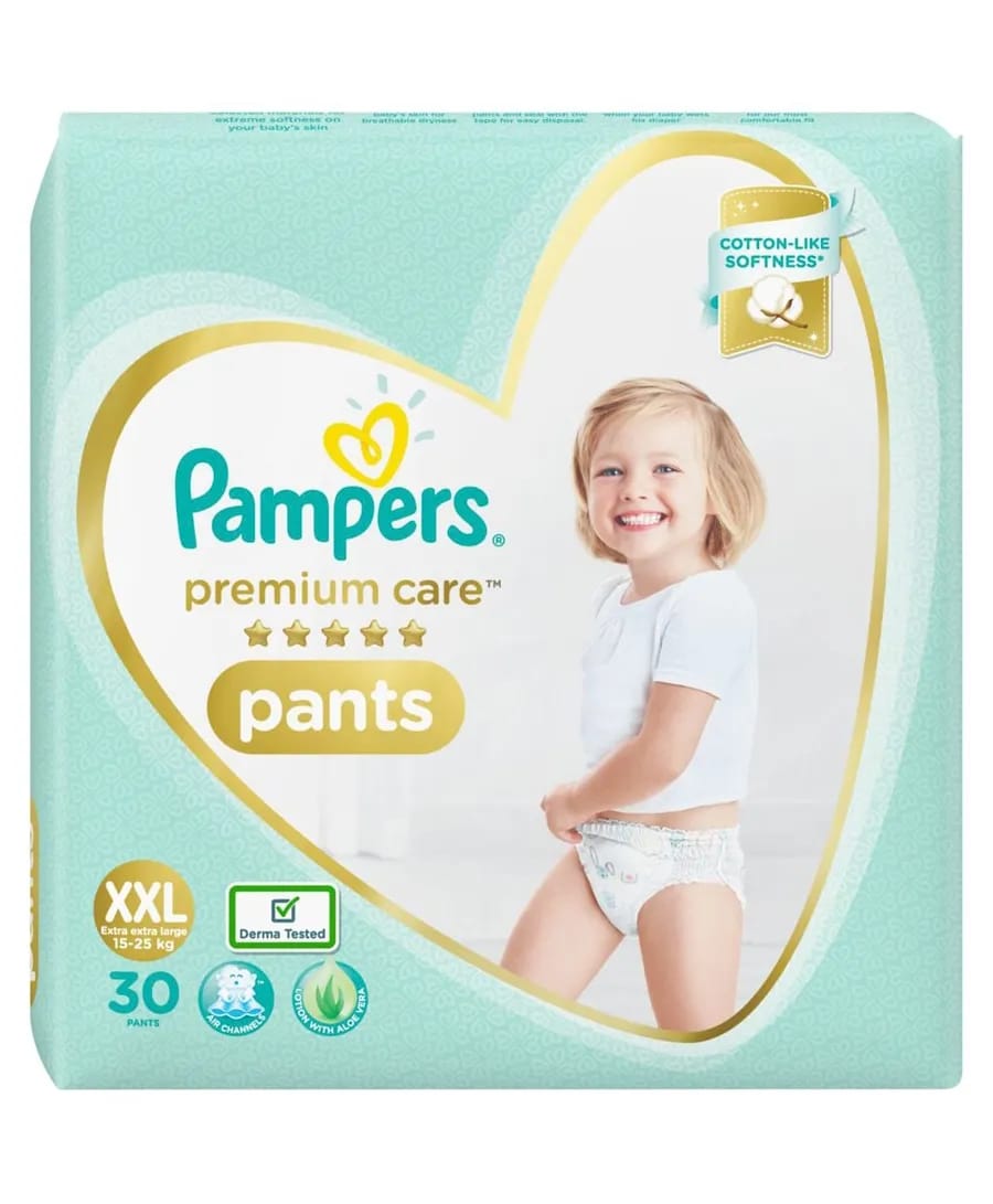 Pampers Premium Care Pant Style Diapers XXL Size - 30 Pcs