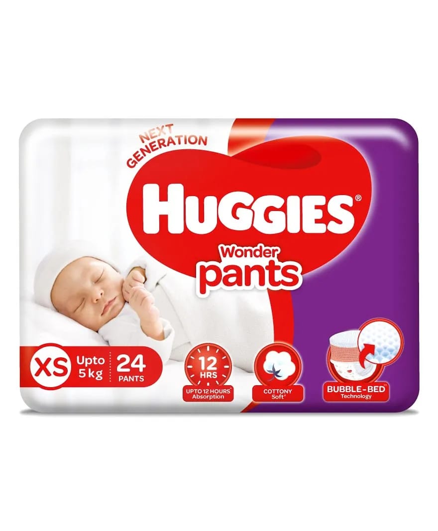 Huggies Wonder Pants Extra Small Pant Style Diapers - 24 Pcs