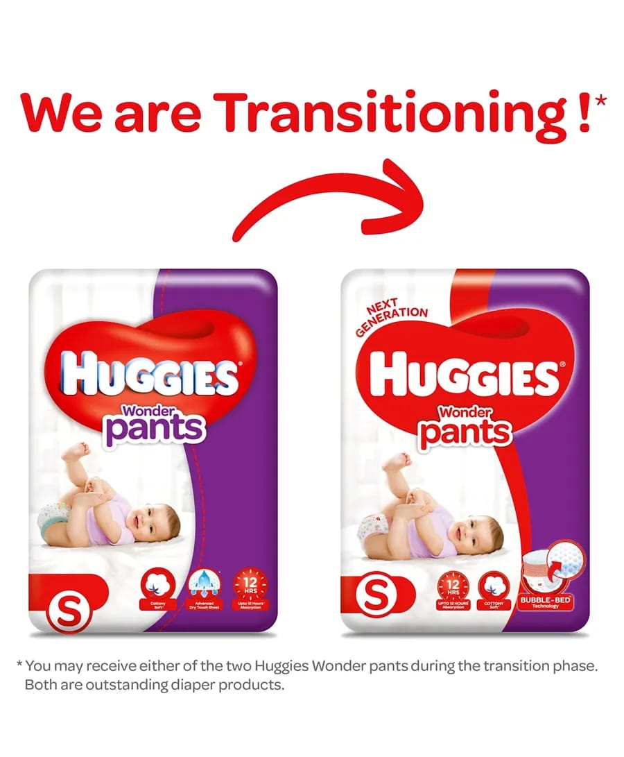 Huggies Wonder Pants Small Pant Style Diapers - 86 Pcs