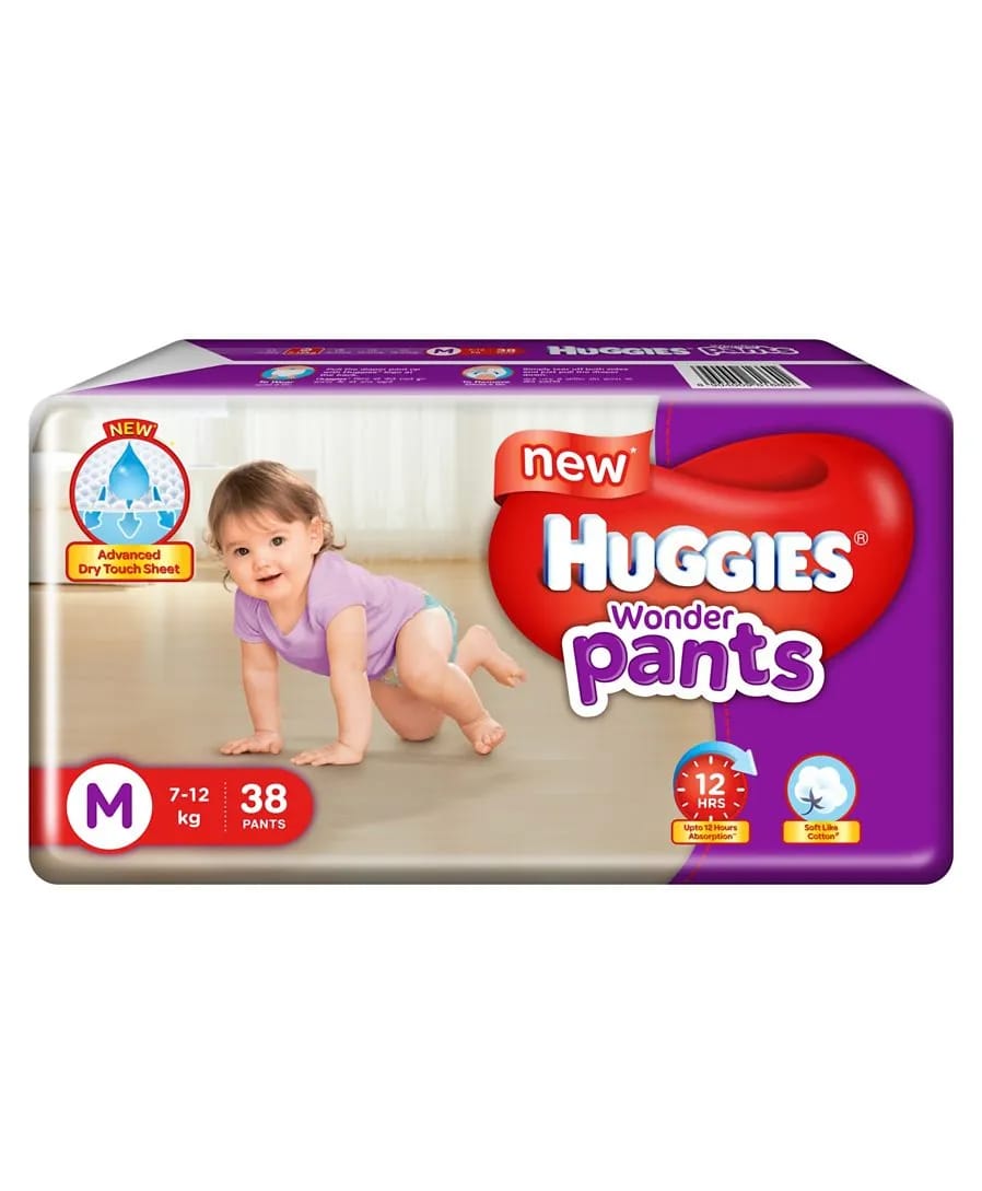 Huggies Wonder Pants Medium Pant Style Diapers - 38 Pcs