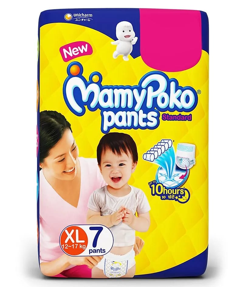 MamyPoko Standard Pant Style Diapers Extra Large Size - 7 Pcs