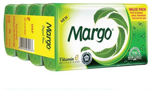 Margo Bathing Soap - Original Neem, 75 g (Pack of 4)