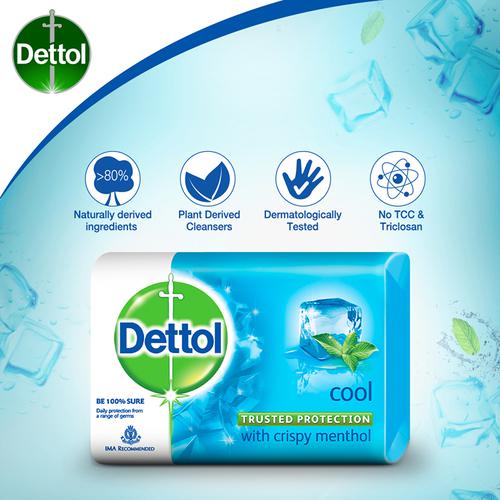 Dettol Bathing Bar Soap - Cool 75 g