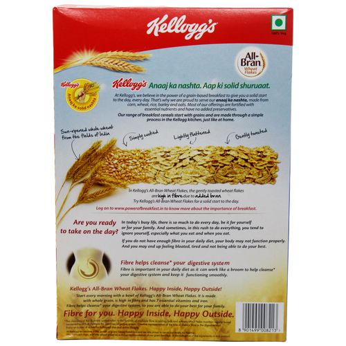 Kelloggs Wheat Flakes - All Bran, 425 g Carton