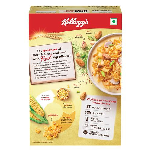 Kelloggs Cornflakes - Real Kesar Pista Badam,