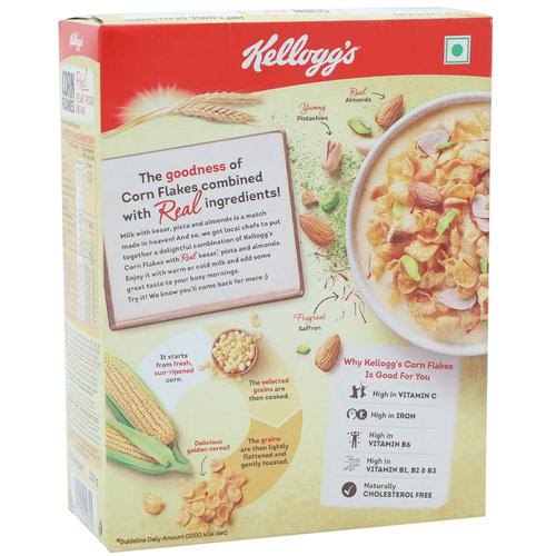 Kelloggs Cornflakes - Real Kesar Posts Badam, 120 g