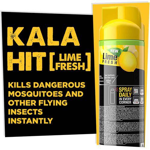 HIT Mosquito & Fly Killer Spray - Lime Fragrance, 200 ml