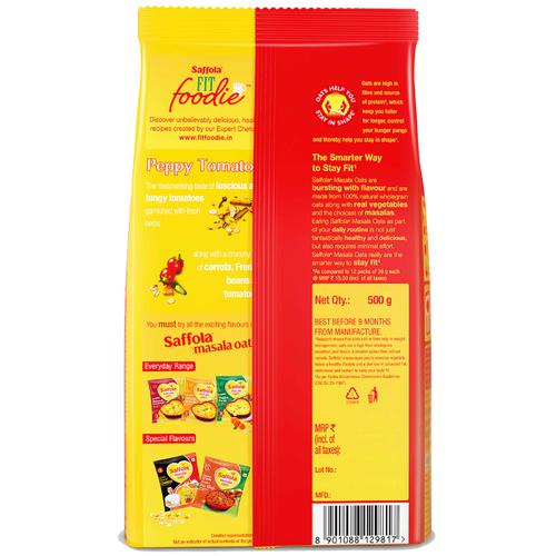 Saffola Masala Oats - Peppy Tomato, 500 g