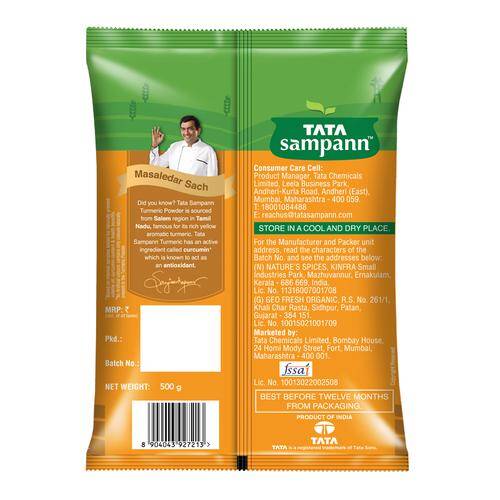 Tata Sampann Powder - Turmeric, 500 g
