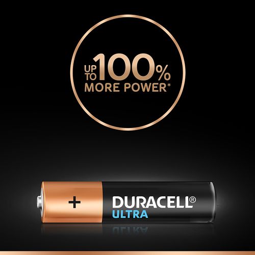 Duracell Ultra Alkaline Battery AAA, 2 pcs