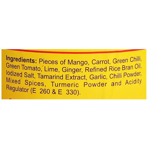 Priya Pickle - Mixed Vegetable (With Garlic), 300 g Bottle