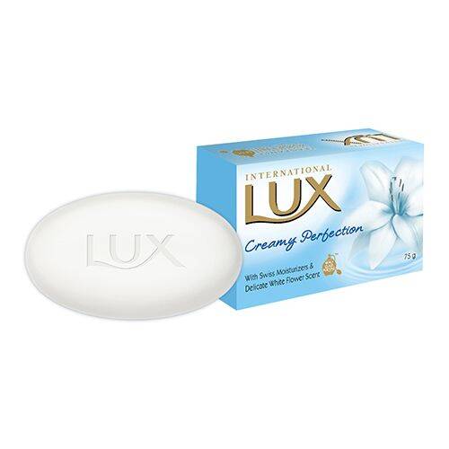 Lux International Creamy Perfection Soap Bar, 75 g Carton