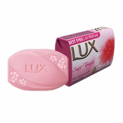 Lux Soft Touch Silk Essence & Rose Water Soap Bar, 150 g Carton