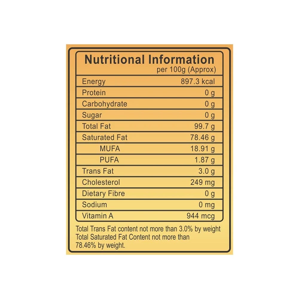 Patanjali Cow Ghee, 1 L