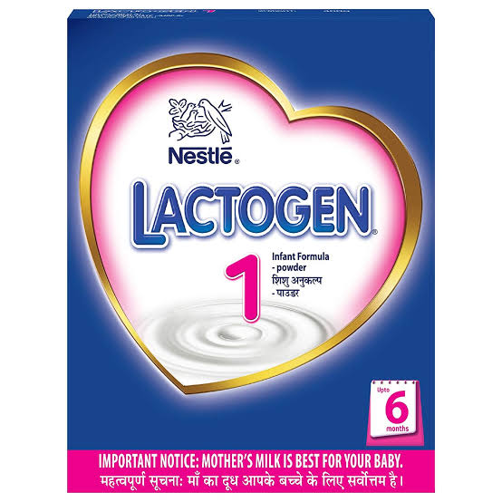 Nestle Lactogen 1 Infant Formula Powder - Up to 6 Months, Stage 1, 400 g Bag-In-Box