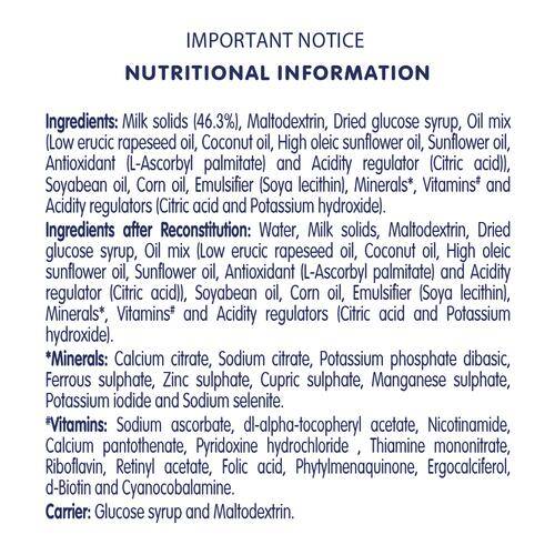 Nestle Lactogen 1 Infant Formula Powder - Up to 6 Months, Stage 1, 400 g Bag-In-Box