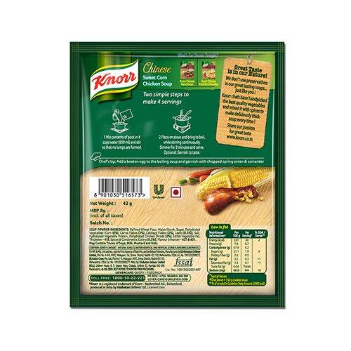 Knorr Chicken Soup - Sweet Corn, 42 g