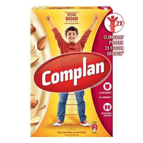 Complan Nutrition & Health Drink - Kesar Badam, 500 g Carton