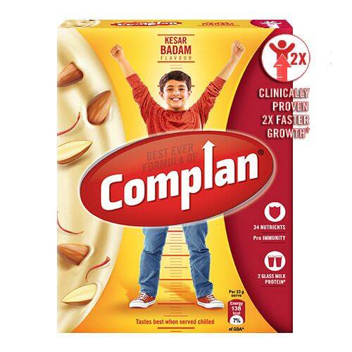 Complan Nutrition & Health Drink - Kesar Badam, 200 g Carton 