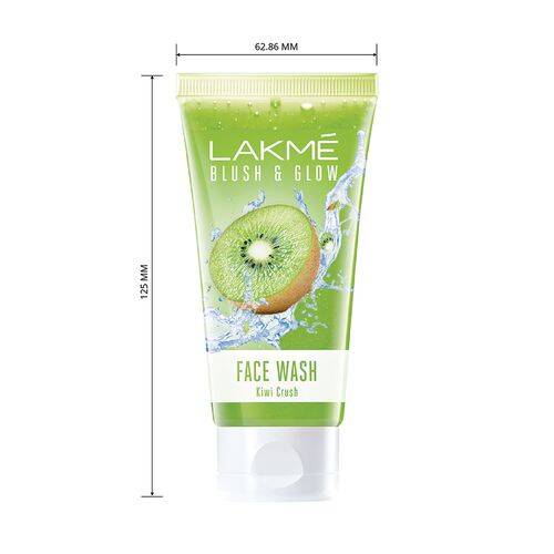 Lakme Blush & Glow Kiwi Freshness Gel Face Wash With Kiwi Extracts, 100 g