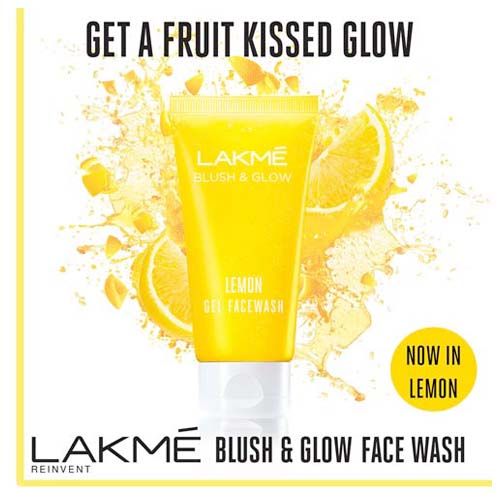 Lakme Lakme Blush and glow Lemon Facewash, 50 g,