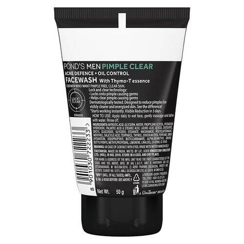Ponds Men - Pimple Clear Face Wash, 50 g