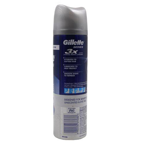 Gillette Series Shaving Gel - Pure & Sensitive, 195 g