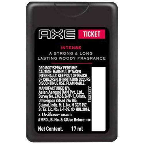 Axe Ticket Perfume, Intense, 17 ml